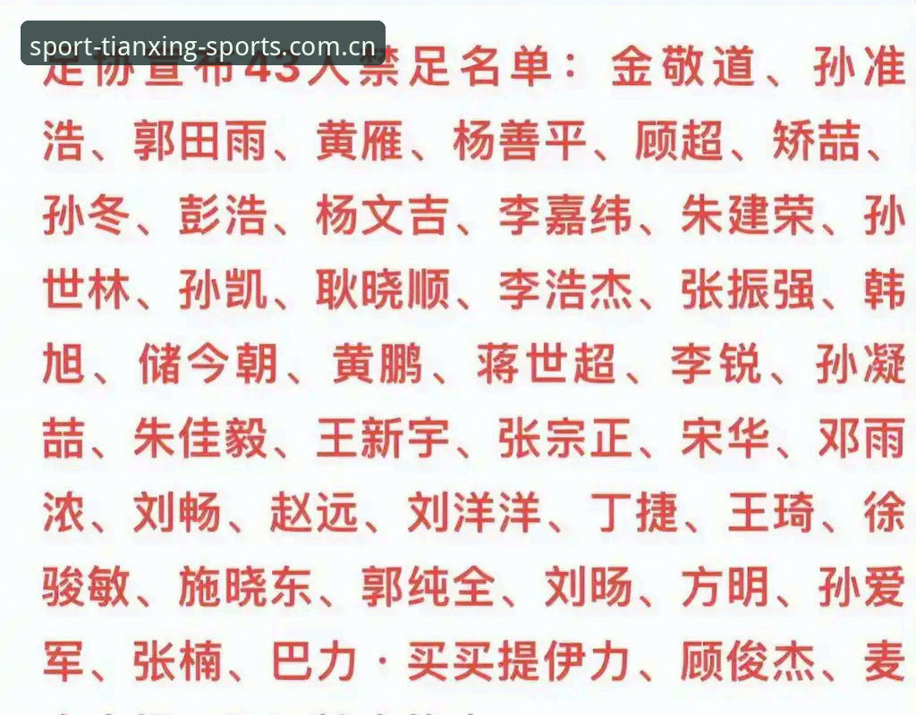 深度揭秘足协第三批禁足名单背后的足球腐败链条